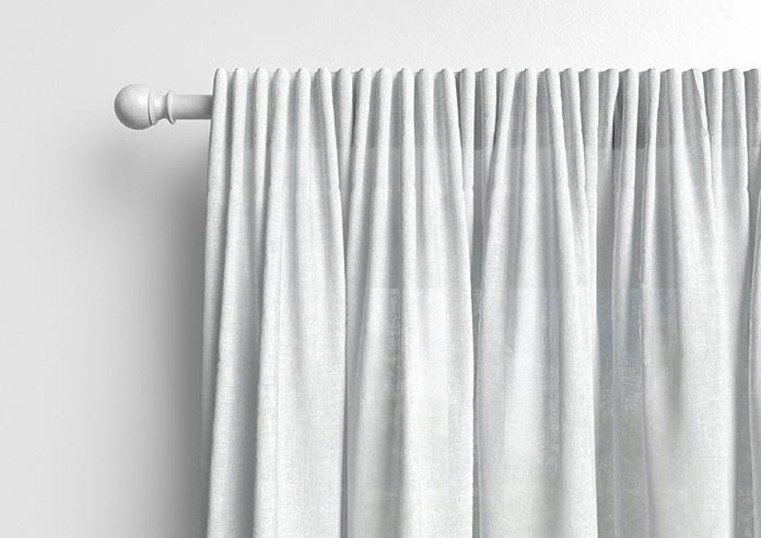 Kalahari Voile, Pure White - Made to Measure Curtains - Image 10